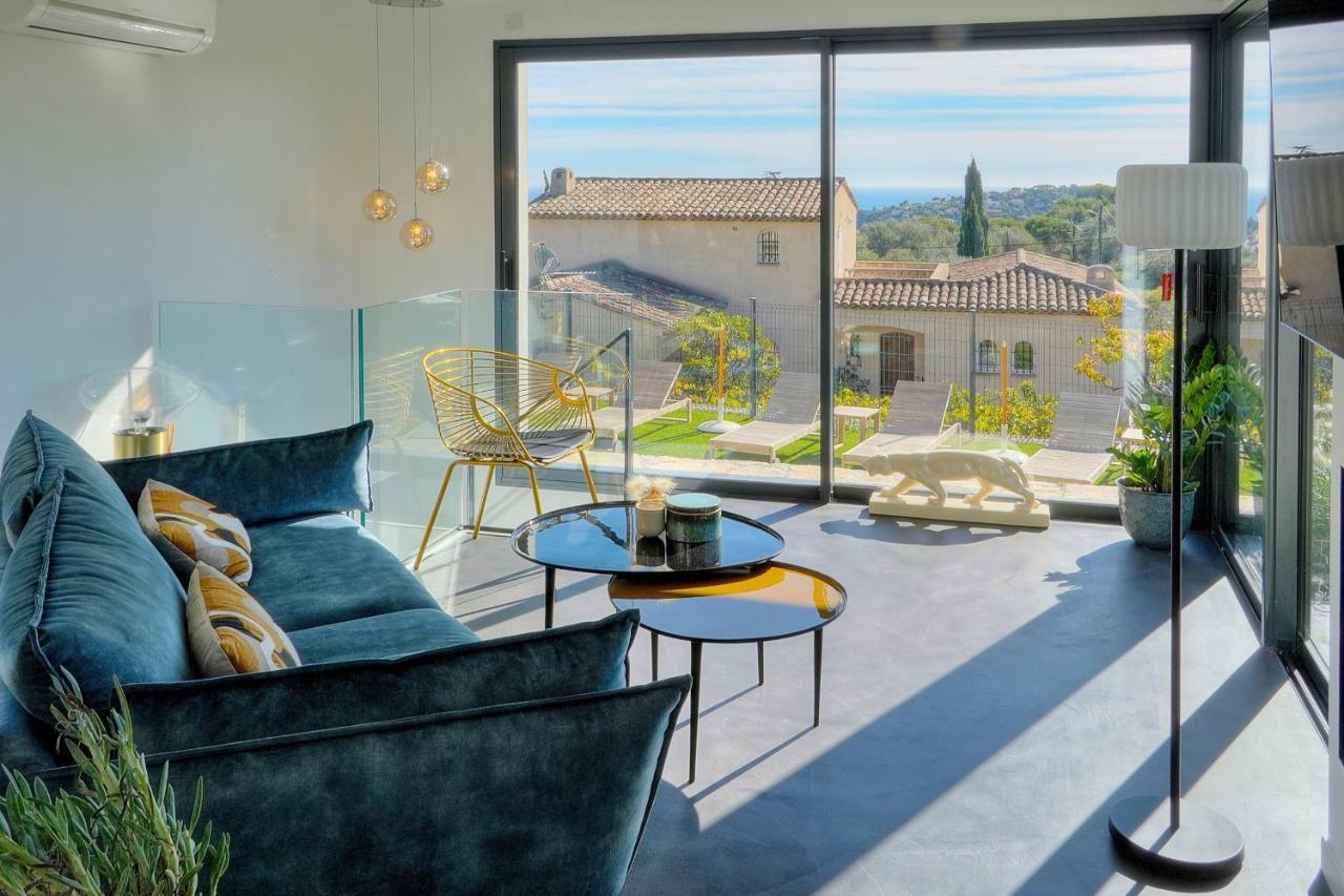 Immogroom - Superbe Villa - Piscine - Vue Mer - Parking - Clim Vallauris Extérieur photo