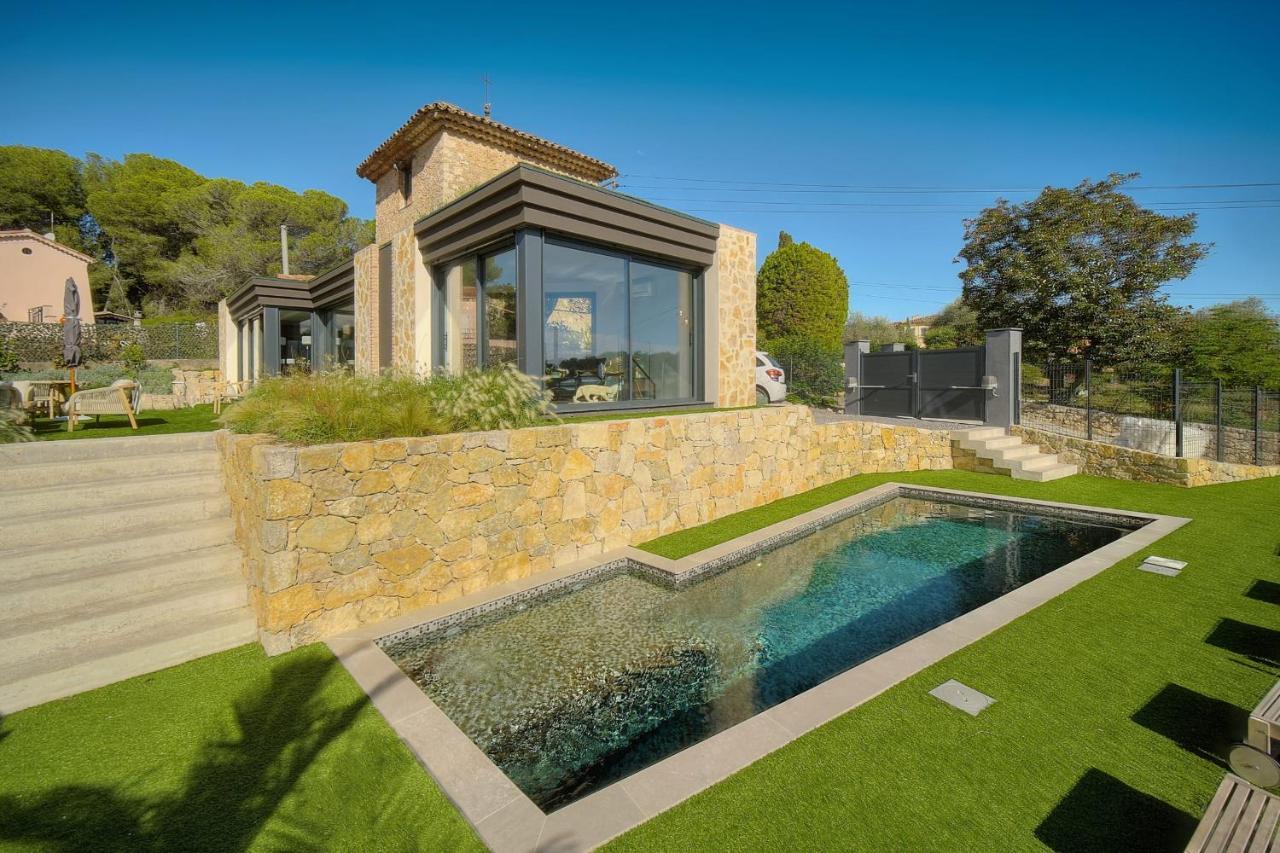 Immogroom - Superbe Villa - Piscine - Vue Mer - Parking - Clim Vallauris Extérieur photo