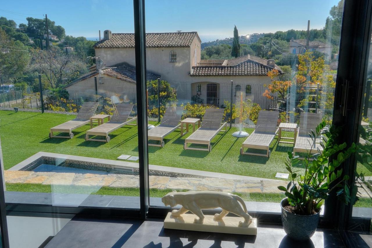 Immogroom - Superbe Villa - Piscine - Vue Mer - Parking - Clim Vallauris Extérieur photo