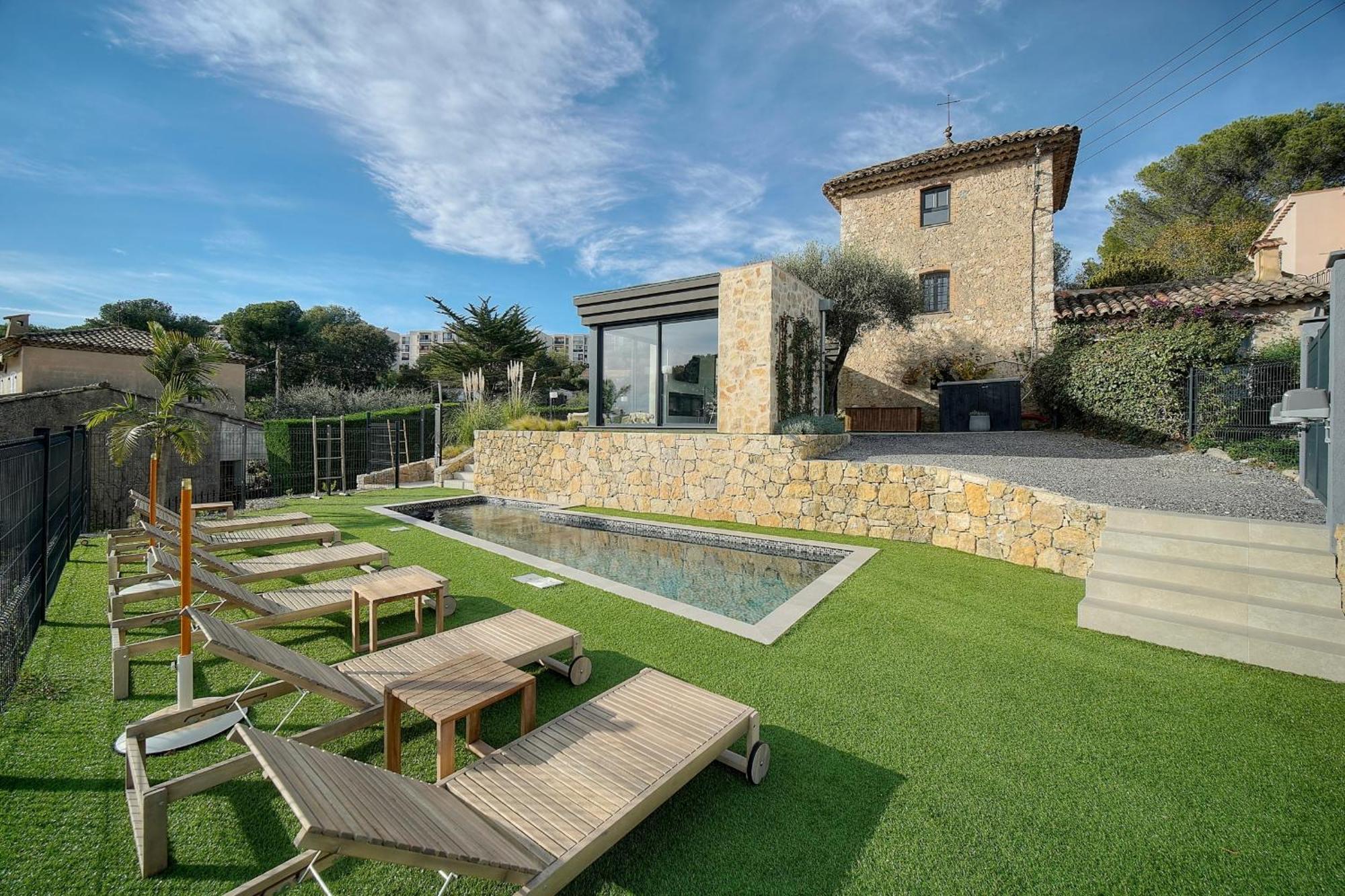 Immogroom - Superbe Villa - Piscine - Vue Mer - Parking - Clim Vallauris Extérieur photo